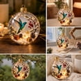 thumbnail image 3 of Christmas Lighted Decorative Ball, LED Glowing Ornament for Tree Window Ceiling Porch, Battery Powered Festive Light Ball for Holiday Party Home Ambiance Enhancement,Z023, 3 of 6