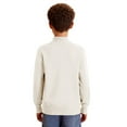 thumbnail image 6 of Lenpel Boys Girls' Turtleneck Sweaters Unisex Baby Toddler Fleece Lined Long Sleeve Pullover Sweater Tops Fall Winter Clothes(Beige,12-13 Years), 6 of 7