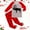 Red, variant on CUZIBR Christmas Children Boys Teenagers 5PC Outfits Sets Include Tops Pants Hat Socks Belt Green Outfits Sets Comfort Dailywear For Toddler