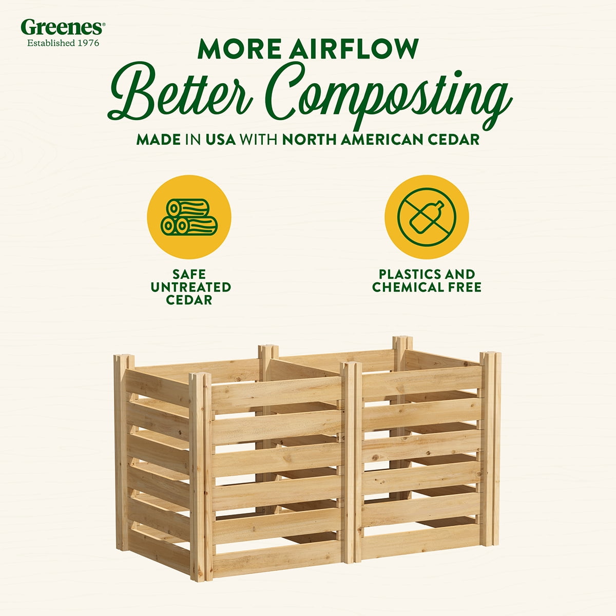 Greenes Fence Cedar Composter