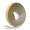 thumbnail image 5 of Frost King EPDM Rubber Self-Stick Weatherseal Tape, D-Section, 5/16" W, 1/4" T, 17 ft L, White, 5 of 9