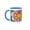Blue/White, variant on 3drose, Washington, Bellevue Botanical Garden, Dahlia Flower - Us48 Rti0277 - Rob Tilley, 11oz Magic Transforming Mug