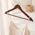 thumbnail image 4 of Unique Bargains 2Pcs Wood 360-Degree Space Saving Clothes Hangers Dark Brown, 4 of 6