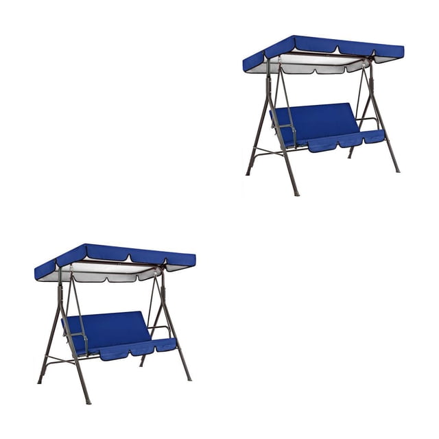 Bearachild Cubierta de asiento para silla columpio, toldo impermeable para sombra de sol, Patio, jardín, Patio trasero, césped, hamaca, Type1 NO1