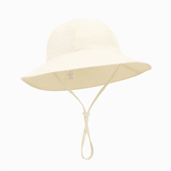 TOWED22 Baby Sun Hat Toddler Summer UPF 50 Baby Girl Bucket Hat Wide Brim Beach Hats for Baby Boys Girls(C,S)