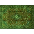 thumbnail image 1 of Ahgly Company Indoor Rectangle Medallion Green Traditional Area Rugs, 6' x 9', 1 of 1