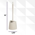 thumbnail image 4 of Toilet Brush and Holder Eco-Friendly, Toilet Bowl Cleaner Brush with Scrubbing Wand, Brush and Storage Caddy for Easy Bathroom Cleaning, 4 of 5
