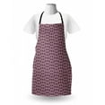 thumbnail image 3 of Abstract Apron, Continuous Composition Cubes Geometric Elements in Violet Tones Print, Unisex Kitchen Bib with Adjustable Neck for Cooking Gardening, Adult Size, Dark Purple Grey Blush, by Ambesonne, 3 of 4