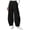 Black, variant on Womens Wide Leg Pants Ankle Palazzo Fleece Harem Barrel Sweatpants High Waisted Baggy Sweatpants with Pockets,Casual Lounge Flowy Pants,Lounge Cropped Trousers,Fall Outfits for Women