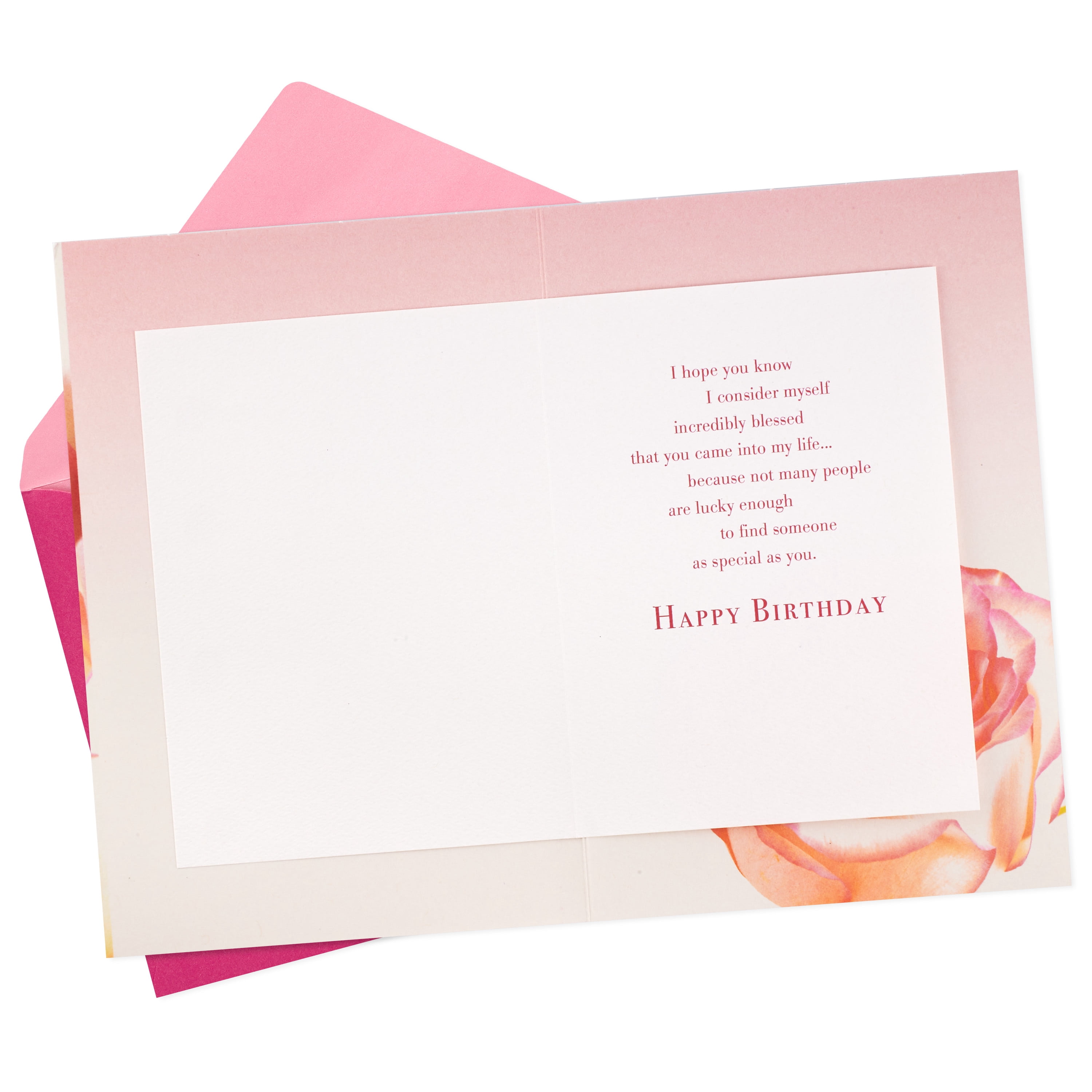 Hallmark Romantic Happy Birthday Greeting Card (so Lucky I Found You)
