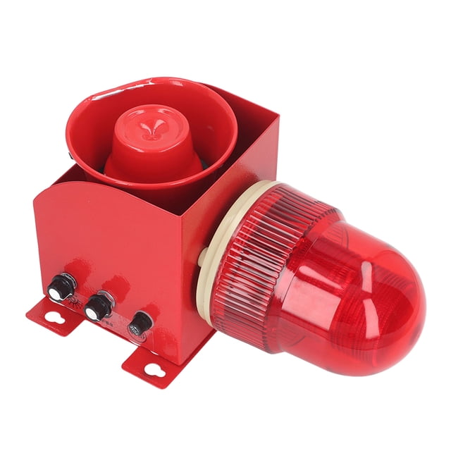 Tonos De Volumen De Alarma De Sirena Industrial Con 9 Ajustes De Volumen Disponibles Resistente Al Agua Fuerte Brillo Para Sitios De Construcción Al Aire Libre