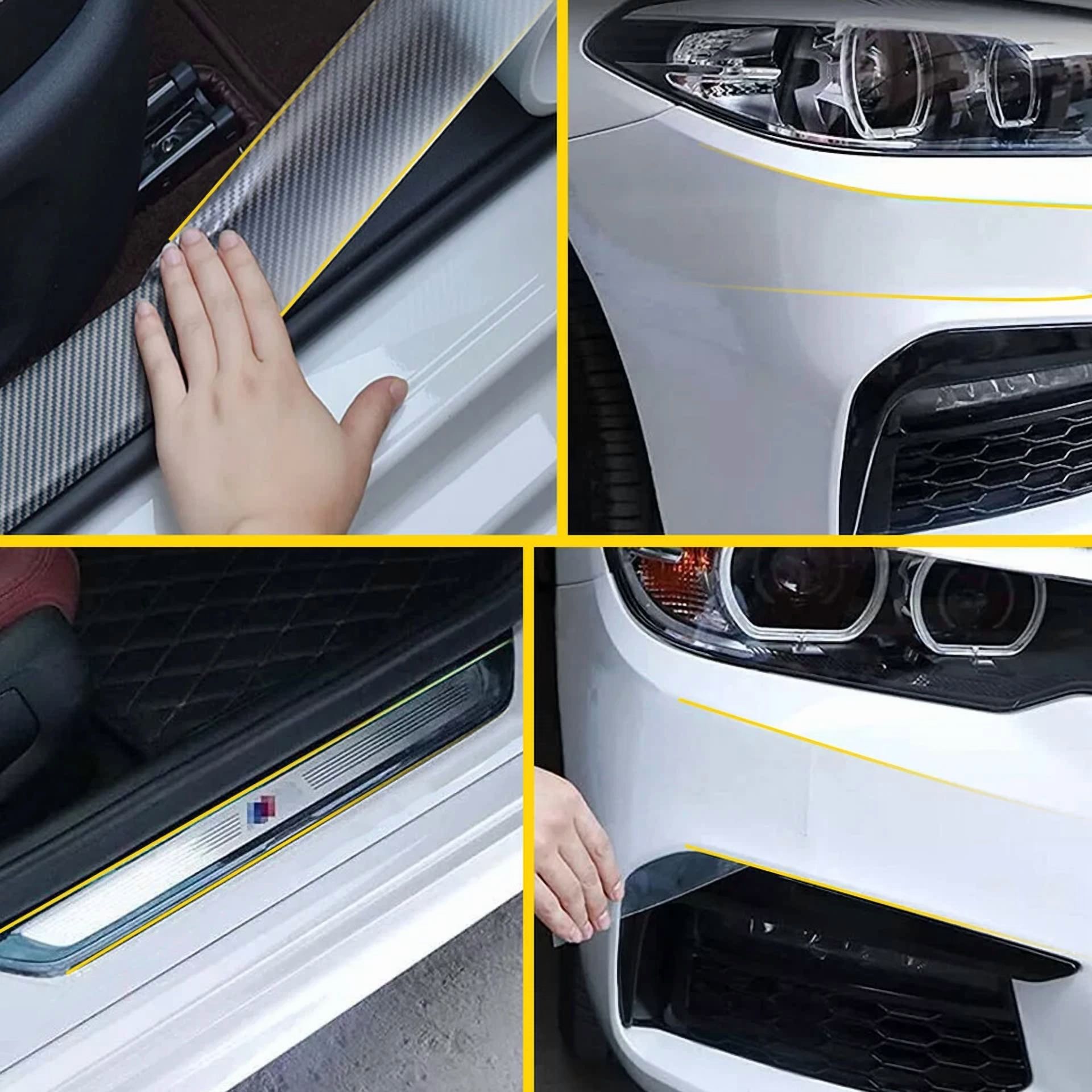 BUTTERFLY- Anti Scratch Door Sill Scuff Tape Protection Car Transparent Vinyl Film Sticker
