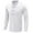 White, variant on Honeeladyy Men V-Neck Muscle Pullover Top,Men's Linen Long Sleeve Solid Stand Collar V Neck Pullover Shirt Pocket Button Top