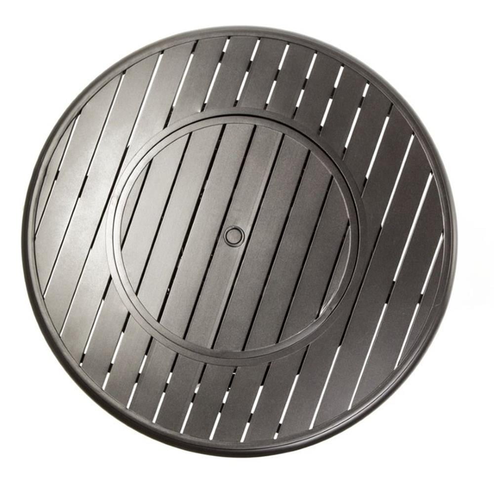 Pemberly Row 36" Round Gas Fire Pit with Burner Kit