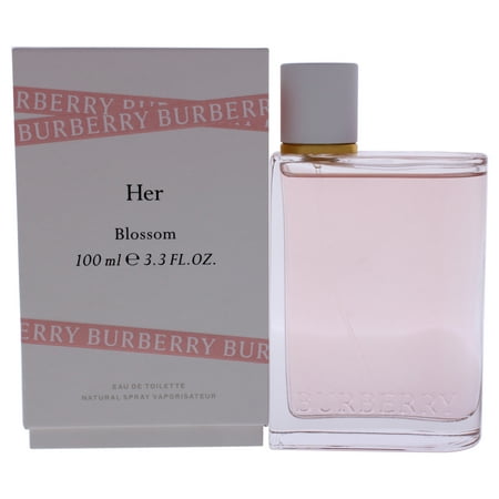 ($109 Value) Burberry Her Blossom Eau De Toilette, Perfume for Women, 3.3 oz