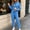 Blue, variant on Women Solid Hooded Long Sleeve Jumpsuit, Full Zip Up Casual Jogger Jumpsuit for Winter Daily Casual Wear Gray XL(XL)