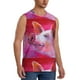 thumbnail image 2 of Fotbe Pink Pig Men's Camiseta sin Mangas Estampada para Hombres, Playera Casual para Gimnasio, Entrenamiento, Playa-Medium, 2 of 7