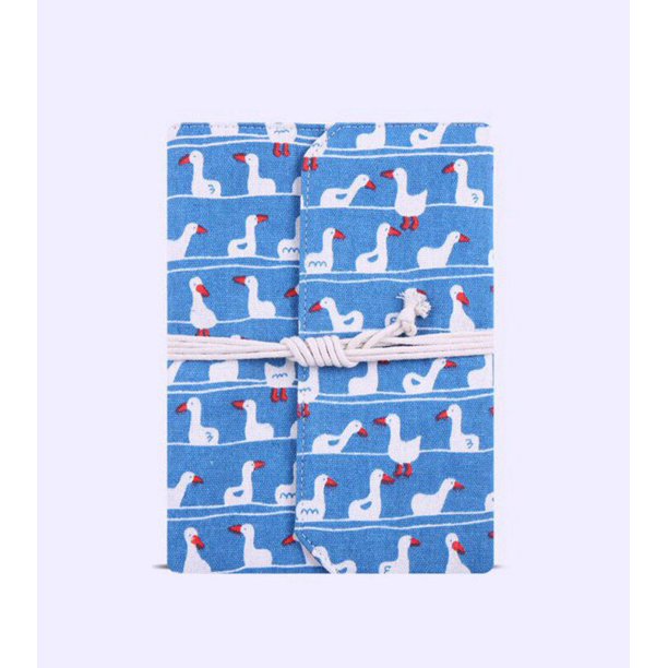 Creative Japanese Vintage Fabric Spiral Notebook A5 A6 Note Book Diary Refill Inner Core Planner Binder Office Supplies GiftA6 He Qiyong unisex