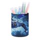 thumbnail image 1 of Venom-theme Cylinder Pen Holder Pencil Organizer with Flannel Lining PVC Leather Material Cardboard Base for study work 10*8CM, 1 of 6