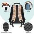 thumbnail image 6 of KUIFORTI Watermelon Capybara Girls Backpack Kids School Bag Comfortable Lightweight with Adjustable Straps Multiple Organizer Pockets for Elementary Middle, 6 of 7