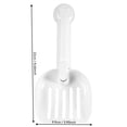 thumbnail image 3 of dgysar Plastic Cat Litter Scoop, Portable Waste Sifter for All Litter Types & Box Sizes Pet Litter Box Plastic Cats Litter Scoop White 1PC, 3 of 8