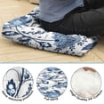 thumbnail image 4 of Square Dutch Velvet Meditation Pillow 22 Inch, Bohemian Style Cushion for Yoga and Relaxation, 4 of 7