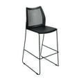 thumbnail image 2 of Flash Furniture Stack Bar Stool with Air-Vent Back and Powder Coated Sled Base, 2 of 11
