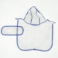 thumbnail image 4 of SUSSEXHOME Pets Dog Raincoats with Hood - Transparent Dog Rain Jacket with Snap Fastenings - Waterproof Raincoat for Dogs - Blue / XS, 4 of 8