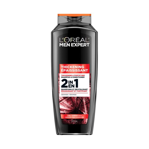 L'Oréal Paris Men Expert Thickening 2-in-1 Shampoo, 375ml