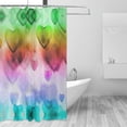 thumbnail image 3 of XMXY Pride Equality Lgbtq Long Shower Curtains, Waterproof Weighted Thick Bathroom Curtain with 12 Plastic Hook, 72x72 Inch, 3 of 8