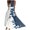 Blue, variant on QIPOPIQ Womens Summer Wrap Maxi Dress Casual Boho Floral V Neck Sleeveless Ruffle Hem Beach Long Dresses Summer Clearance