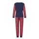 thumbnail image 4 of Conjunto de pijama navideño a juego para toda la familia Fiomva, pijama navideño de algodón con diseño de ciervo, pijamas para papá, mamá y niños., 4 of 8