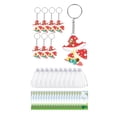 thumbnail image 5 of 25 Pack Mushroom Gifts Set Mushroom Acrylic Keychains with Card Spring Garden Reward Gift Bulk Employee Appreciation Gifts, 5 of 5
