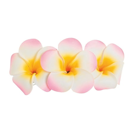 Fun Express - Large Flower Hair Clip Pink 1pc for Party - Apparel ...