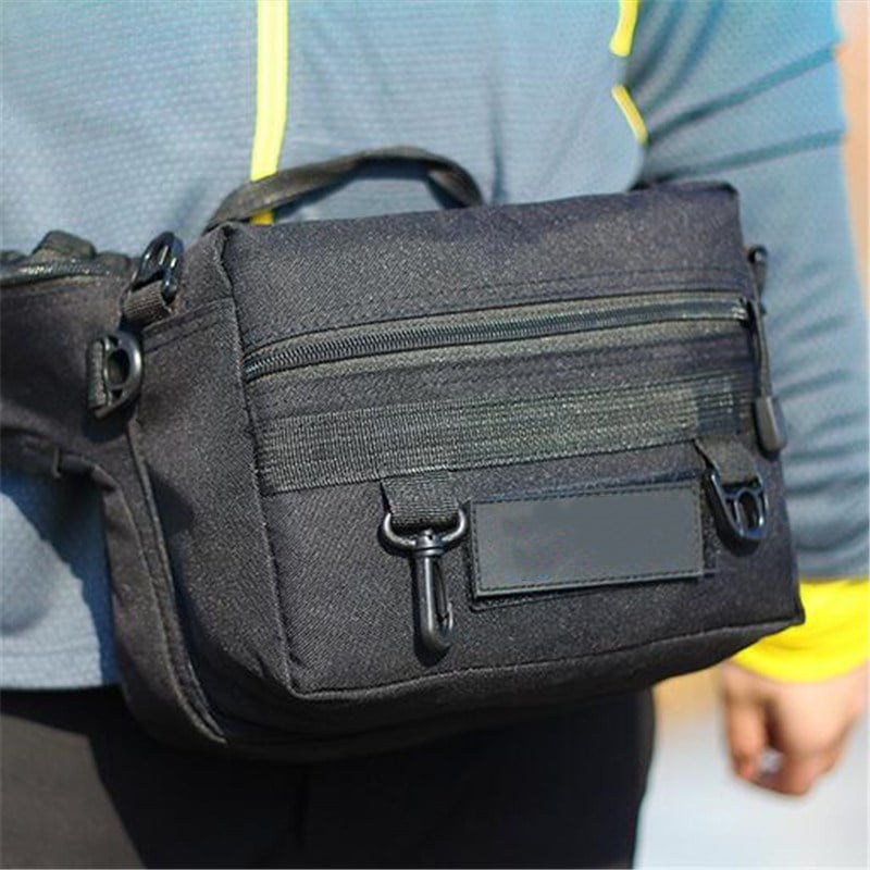 Fishing Fanny Pack Waterproof Nylon Waist Bag Rod Reel Storage Bag