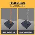 thumbnail image 3 of BESEA Chain Stanchion 4 Sets, Chain Stanchion for Outdoor, Base Traffic Cons Safety Cones for Parking, 3 of 5
