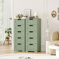 thumbnail image 4 of Homfa Modern Bathroom Cabinet, Free Standing Storage Cabinet with 5 Drawers Organizer Unit for Living Room Bedroom, Green, 4 of 7