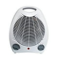 Premium 2 in 1 Portable Fan Heater Adjustable Thermostat White Electric