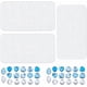 thumbnail image 1 of 3 moldes de silicona para gemas facetadas, moldes de fundición para joyería de cabujón, molde de fundición de aretes de resina blanca, 1 of 5