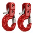thumbnail image 2 of RC Trailer Hook, Lightweight Easy To Install RC Winch Hook 2Pcs Aluminum Alloy Iron  For 1/10 Remote Control Car Red,Blue,Black, 2 of 8