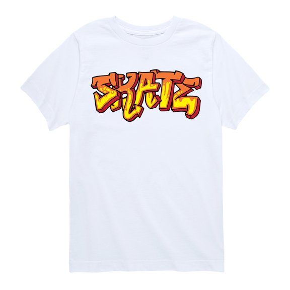 Instant Message - Skate Grafitti - Youth Boys Short Sleeve Graphic T-Shirt