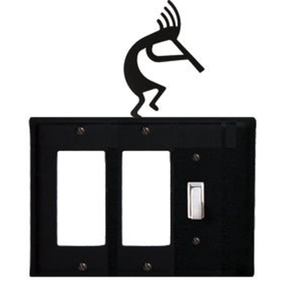 Kokopelli Double GFI CUSTOM Product Single Switch Cover