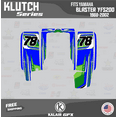 thumbnail image 4 of Kalair GFX Graphics Kit for Yamaha ATV BLASTER YFS 200 (1988-2002) Klutch Series, 4 of 5