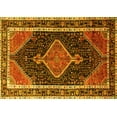 thumbnail image 1 of Ahgly Company Indoor Rectangle Persian Yellow Traditional Area Rugs, 5' x 7', 1 of 4