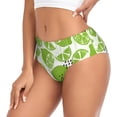 thumbnail image 2 of Balery Green Various Lemons Ropa Interior de Algodón para Mujer con Dibujo – Braguitas Cómodas y Elásticas, Estilo Clásico-XX-Large, 2 of 6