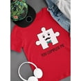 thumbnail image 3 of You Complete Me, Mustache T-Shirt Men -Smartprints Designs, Male Large, 3 of 4