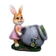 thumbnail image 4 of Estatua de conejo, maceta, animal, maceta, creativa, linda decoración de Pascua, figura de resina Conejita hembra, 4 of 8