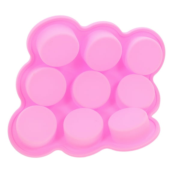 Masteelf  Air Fryer Muffin Pan Cylinder Silicone Mold Maker Baking Deep Tray Baby Pink