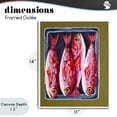 thumbnail image 4 of Stupell Industries Contemporary Red Fish on a Platter White Framed Giclee Art, 11 x 14, by Rachel Nerney, 4 of 8