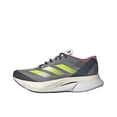 thumbnail image 1 of Zapatillas unisex Adizero Boston 11 12 blancas y negras cómodas de caña baja con placa de carbono para correr maratones, 1 of 4